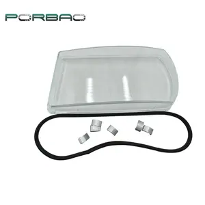 PORBAO car lights Transparent Headlight Lens Cover for SCAN IA R450 08-16 Year With Plastic Strip
