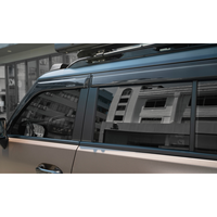 Visera para Ventana de Coche Jetour Traveler T2, Protector Solar y de Lluvia, Accesorios para Coche, Protector Acrílico contra la Intemperie, Deflector de Viento, Negro