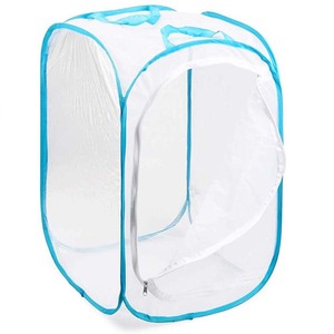 Kandang Serangga Lipat Pop-up Ukuran Sedang dengan Ritsleting dan Jaring Poliester untuk Penelitian Serangga - Product Image 1