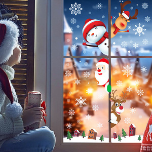 Miếng dán cửa sổ Giáng sinh tĩnh điện PVC trang trí tường kính năm <span class=keywords><strong>2025</strong></span> - Product Image 5