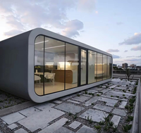 Maison Conteneur Préfabriquée Modulaire Personnalisée Respirante de 20 et 40 pieds, Cabine Apple, Hôtel, Appartement, Villas Modulaires, Maisons Préfabriquées