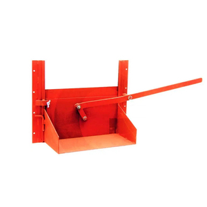 Porte coulissante pour céréales JH-Mech avec poignée 500 x 370 mm, robuste et durable, <span class=keywords><strong>en</strong></span> <span class=keywords><strong>acier</strong></span> thermolaqué marron, pour un accès facile aux grains - Product Image 2