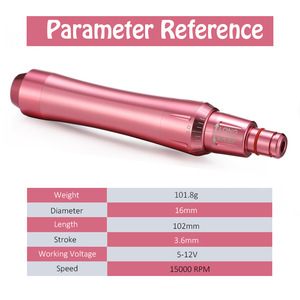 Máquina de maquillaje permanente Ybeauty, pluma de tatuaje eléctrica con longitud de aguja ajustable para tinte de cejas y labios - Product Image 3