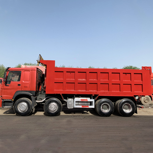 Camion benne basculante HOWO 8x4 400 CV neuf à bas prix, camion diesel de taille moyenne Euro 2, direction à gauche, moteur Weichai, système de levage - Product Image 1