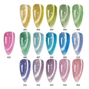 MH Fairy tale Town CAT EYE esmalte de uñas en gel rosa azul magnético brillo gel polaco <span class=keywords><strong>nagellack</strong></span> botella de 15ml - Product Image 3