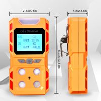 Détecteur multi-gaz portable 4 en 1 H2s Co O2 EX Sulfure d'hydrogène H2S Analyseur de gaz portable Concentrateur d'oxygène