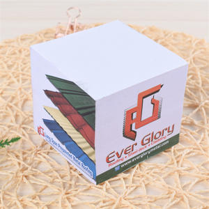 カスタマイズコーポレートギフトオフィスクリエイティブキューブメモ帳紙フルカラー印刷メモパッド紙ブロック - Product Image 3