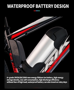 Vélo électrique à <span class=keywords><strong>assistance</strong></span> au pédalage à batterie au lithium, vélo de montagne tout-terrain / vélo électrique tout-terrain de 26 pouces, vélo de montagne électrique - Product Image 6
