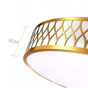 Luminaire de plafond en cuivre de style américain, motif unique, pour chambre à coucher, salle à manger, salon, créatif et élégant - Product Image 4