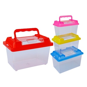Mini tasse Portable pour animaux de compagnie, de haute qualité, en forme de méduses, transparente, pour poissons rouges, tortues, poissons - Product Image 1