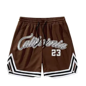 Customized Logo Men's Cotton/Polyester Shorts Sweat Men Fitness Running Short Breathable Gym Shorts Sportswear Shorts