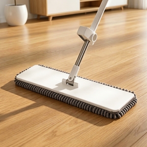 Nouvelle serpillière plate rotative à 360 degrés avec système d'auto-nettoyage mains libres, serpillière en microfibre <span class=keywords><strong>pour</strong></span> un nettoyage facile - Product Image 2