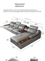 Modernes Minimalistisches Ecksofa-Set mit Holzbeinen - Modulares Dreisitzer-Sofa für Büro, Hotel und Apartment-Nutzung