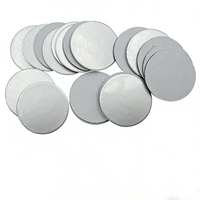 Doublure en aluminium antidérapante à induction thermique de taille personnalisée avec fermeture à vis pour bouteilles d'huile en verre de qualité alimentaire