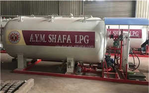 Patín de llenado de GLP 5T 10 t para camión con dispensador ASME estándar 10 <span class=keywords><strong>toneladas</strong></span> 20 Cbm patín de tanque de carga de GLP para Nigeria - Product Image 2