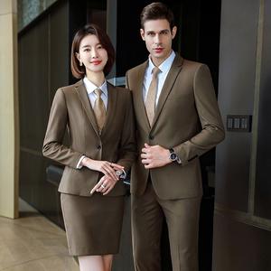 Completo Formale da Donna e Uomo con <span class=keywords><strong>Blazer</strong></span>, Set Due Pezzi Alla Moda, Tailleur da Donna per Affari - Product Image 3