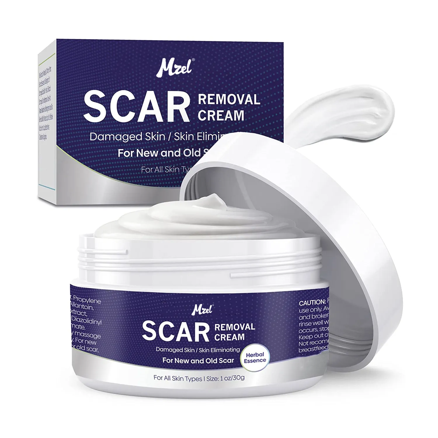 100% Silicone Effective Scar and Acne Remover Cream for both Old and New Scars Stretch Marks Burns