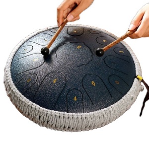 Tambour à langues en acier de haute qualité, Instrument de musique pour débutant, 13 pouces, 15 Notes, vente en gros, promotion - Product Image 1
