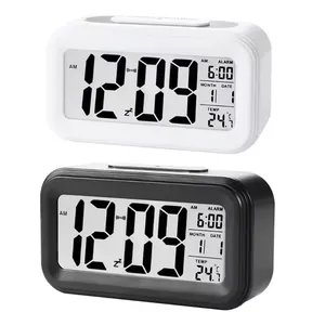 LED Digital-Wecker Desktop elektronischer Kalender Wecker Snooze-Timer-Uhr