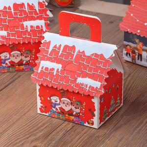 Caja de chocolate turrón Navidad pan de jengibre <span class=keywords><strong>Casa</strong></span> Caja de galletas de caramelo - Product Image 1