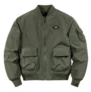 <span class=keywords><strong>Chaqueta</strong></span> de bombardero de estilo americano Vintage para hombre, <span class=keywords><strong>chaqueta</strong></span> de trabajo de nailon de doble cara de estilo <span class=keywords><strong>militar</strong></span> de invierno, <span class=keywords><strong>chaqueta</strong></span> de béisbol gruesa XS - Product Image 3