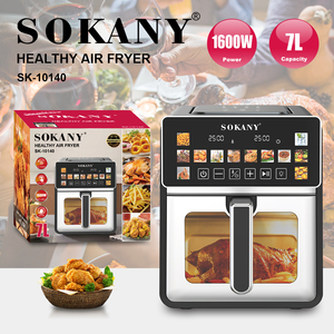 หม้อทอดไร้น้ำมัน Sokany รุ่น Smart Square พร้อมหน้าจอสัมผัส สำหรับใช้ในครัวเรือน มาพร้อมตะกร้าสแตนเลส - Product Image 2