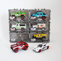 T2110 Modèle de voiture de simulation en alliage en boîte Mini jouet coulissant Voiture de sport Jouet portable pour enfants