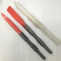 Ciseau à mortaiser hexagonal SDS de haute qualité 17*280 mm en acier 40Cr avec pointe pointue et manche en acier pour la construction et le poinçonnage
