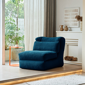 Sofá Modular de Tela Tapizado, Moderno, Cuadrado, Duradero, de una Plaza, sin Brazos, Extensible, Convertible, para Apartamento, Villa, Sala de Estar - Product Image 2