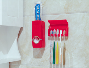 <span class=keywords><strong>Dispensador</strong></span> Automático <span class=keywords><strong>de</strong></span> Pasta <span class=keywords><strong>de</strong></span> Dientes Económico con Soporte para Cepillo <span class=keywords><strong>de</strong></span> Dientes - Product Image 4