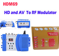 Modulateur HDMI69 HD RF convertisseur vidéo HDMIAV vers RF 1080P VHF UHF PAL 47 ~ 868MHz modulateur satellite réception caméras magnétoscope DV
