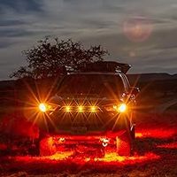 FLYMING Créez Votre Propre Marque Pro Glow IP68 Étanche RGBIC 12V 7128 Lumens 180W Kit de 6 Pièces de Lumières LED de Carrosserie pour Voiture à Effet de Chasing