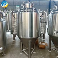 Système de brassage ZJ 300L en acier inoxydable 304 316L, réservoir de fermentation pour la fabrication de bière et la distillation d'alcool