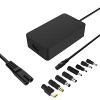 Adaptateur chargeur pour ordinateur portable, très vendu, compatible avec la plupart des ordinateurs portables, 8 connecteurs, adaptateur secteur 65W Gan