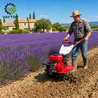 Cultivador Rotatorio de Gasolina Profesional de Alta Eficiencia con Manillar y Cuchillas Giratorios para Labranza de Tierras Agrícolas