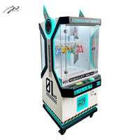Mini machine à griffes d'arcade - Distributeur de prix à monnayeur/billets, construction en métal/acrylique/plastique, garantie 12 mois, support espagnol