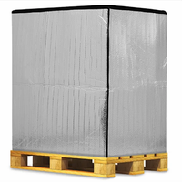 Couverture thermique de couverture de palette de feuille d'aluminium, couverture de palette d'isolation thermique