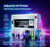 Mini machine d'impression UV cylindrique équipée d'une tête Epson I3200 pour petits produits cylindriques