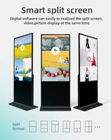 Monitor de Quiosco LCD de Alto Rendimiento de 32, 43, 49, 55 y 65 Pulgadas con Android para Centros Comerciales, Señalización Digital