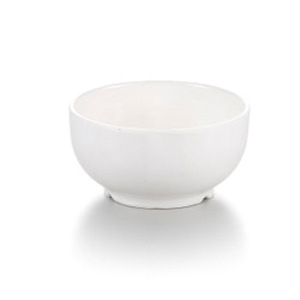 Factory wholesale A8 <b>melamine</b> imitation porcelain tableware, plastic soup bowls, white rice bowls, hotel fast food 4.5-inch - Product Image 3