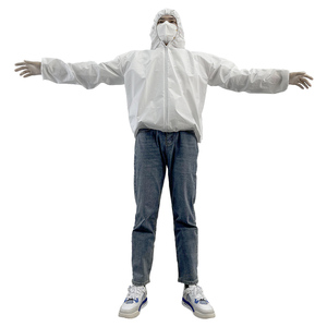Großhandel Einweg-Schutzanzug mit Kapuze aus Tyvek mit AAMI Level 2-4 Schutz für Medizinische & Chemische Anwendungen Marke <span class=keywords><strong>WorkWELL</strong></span> - Product Image 5