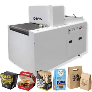Giftec digital inkjet printer High Speed Single Pass Printer for Cardboard Kraft Paper Bag Corrugated Box Printing