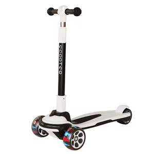 3-en-1 plegable 2-14 años Altura ajustable auto equilibrio <span class=keywords><strong>triciclo</strong></span> monopatín 3 ruedas luz equilibrio coche Kick niños Scooter - Product Image 2