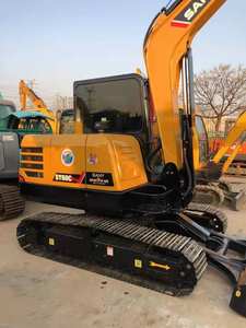 รถขุดตีนตะขาบยี่ห้อซานี่ SY 60 C ขนาด 6 ตัน มือสองจากจีน ชั่วโมงการทำงานต่ำ 90% สภาพใหม่ รับรองคุณภาพ อะไหล่หลักจากซานี่ เครื่องยนต์ดีเซล - Product Image 4