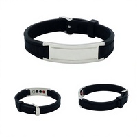 Bracelet personnalisé rétro fait main gravable, bijou de main populaire, bracelet de couple, préservateur de santé