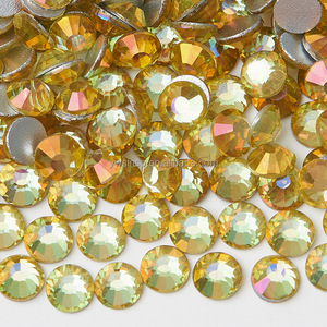 Selina kristal Phantom cam düz geri Rhinestones DIY takı ve moda yuvarlak Flatback cam Strass için el yapımı çivi - Product Image 2