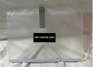 Acrylic khô xóa Hội Đồng Quản trị rõ ràng ánh sáng 11.8x7.9 "Trắng dẫn lưu ý Hội Đồng Quản Trị 7 đánh dấu màu Máy tính để bàn Glow Memo rewritable bảng tin - Product Image 5