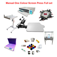 La Máquina de Serigrafía de 1 Color Más Económica para Camisetas, Ropa, Fundas de Almohada, Bolsas, etc.