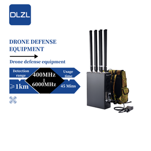 DLZL Détecteur <span class=keywords><strong>de</strong></span> drones anti-drone omnidirectionnel 5 km, sac à dos multi-bandes multi-fréquences pour drones FPV DJI, portable, durable, protection 5+ - Product Image 1