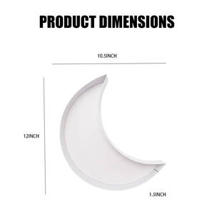 12" Fillable Recyclable Cardboard EID Ramanda Food Charcuterie Tray Crescent Moon Box <strong>Sweets</strong> <strong>Packaging</strong> - Product Image 4